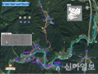 춘천시동산면 원창1,3리 농어촌마을하수도 건설공사 착공