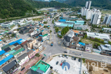 정선군, 6억 투입 봉양오거리 회전교차로 조성...9월 준공