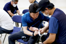 성동구, 근로자 테이핑 교육 첫 시행