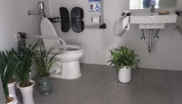 영양소방서 장애인 화장실, 화분관리 장소로 사용