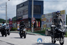 철원 DMZ 달리는 BMW 바이크 “부~웅”
