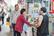 강동구, 추석 명절 맞아 전통시장 방문