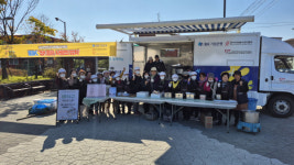 연천군자원봉사센터, IBK 참! 좋은 사랑의 밥차 무료 급식 진행