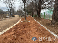 영월군, 스포츠파크 맨발 걷기 길 조성 완료