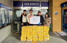 탑마트 진주 충무공점, 연말 이웃돕기 백미 기탁