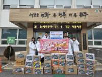 아이원태권도장, 고사리손으로 모은 사랑의 라면 후원