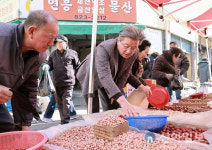 유성구, 장대B구역 재개발 앞두고 유성시장 현장 점검
