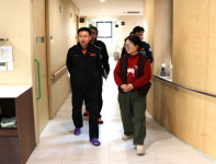 송탄소방서, 성광요양원 방문…현장안전지도 실시