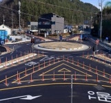 진주시, 집현면 사촌사거리 회전교차로 현장점검