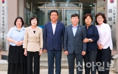 철원군의회 의장단, 소방서·노인회 찾아 소통 행보