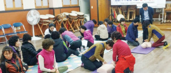 진주초장동생활개선회, 심폐소생술 교육