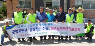 농협중앙회 준법지원부, 영농철 일손돕기 실시