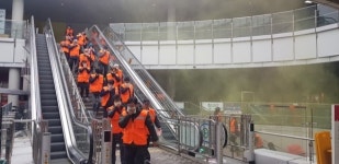 가락시장 하반기 소방종합훈련 실시