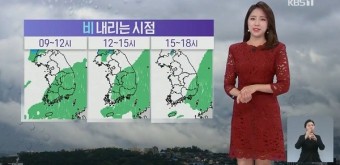 오늘 날씨 전남 경상남해안 흐리고 비· 전국 대체로 흐림· 서울 경기 등 오전 한때 빗방울 떨어짐