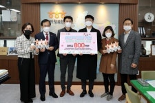 광산구 8개 사회적기업, 800만원 기부 주목