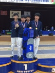 전북제일고 펜싱팀 중·고협회장배 우승