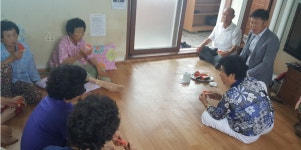 김태한 신임 교월동장 취임 첫 행보로 경로당을 방문하는 등현장행정 펼쳐