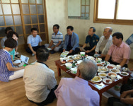 고창군 아산면 모정 좌담회