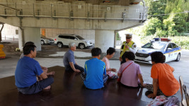 무주署, 마을 모정 방문 교통사고 예방활동 펼쳐