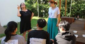 완주 청소년-7개국 배우 합작, 4주간의 연극워크숍 결과 발표