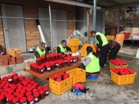 산서면 사랑의 고추장 나눔 사업 추진