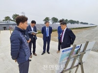 이강환 농어촌공사 전북본부장, 부안 계화지구 태양광발전사업 현장 방문