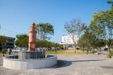 군산 구시청광장 도시재생 분수대 설치 연중 운영