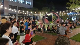 정읍시청 분수광장 버스킹 공연 호응