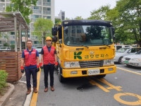 군산 미룡동 일원 음식물 수거원들 주민 칭찬 이어져