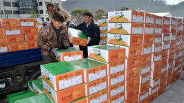 장수군-제주시 남원읍 농민회 농산물 팔아주며 win-win