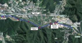 내장천변도로 2.3km 구간 차량통행 금지