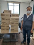 김제 백구면 출신 마스크상사 이후수대표 고향에 마스크 2500매 기부