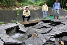 장영수 장수군수, 집중호우 피해 지역 현장 방문