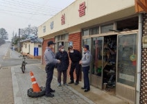 정읍署 입암파출소, 설 명절 지역안전순찰 나서