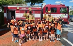 완산소방서, 도청어린이집 119청소년단 긴급구조통제단 체험나서