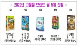 군산 못잊어 신동진·큰들쌀, 전북 우수 브랜드쌀 선정