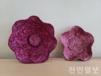 자연빛 물들이는 천연 염색은 내 삶의 활력소...전주 손마루 공방의 박미자 작가