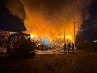 군산 폐기물재활용시설서 불... 2600만원 피해