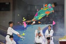 제22회 우석대총장기 전국태권도대회…겨루기·격파·품새 열띤 경합 펼쳐