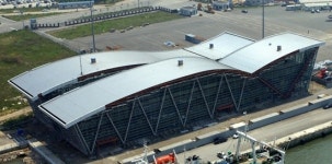 군산해수청, 군산항 국제여객터미널 증축공사 준공식 거행