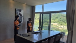 이상일 정읍소방서장, 숙박시설 화재 예방 엘리스테이 현장 점검