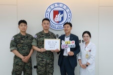 원광대학교병원, 35사단·7공수특전여단 370여장 헌혈증 전달받아