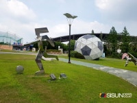 [SN여행] 예술 조각품을 관람할 수 있는 문화 휴식 공간 조각공원 [경기 수원]