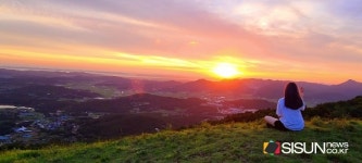 [SN여행] 새해 일출 감상하기 좋은 백월산...정상까지 이어진 임도 눈길 [충남 홍성]
