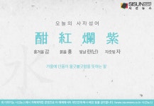 [오늘의 사자성어] 감홍난자[酣紅爛紫]