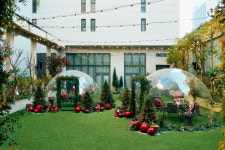 라까사호텔 광명, 크리스마스 컨셉룸과 테라스 투명돔으로 연말 시즌 맞이