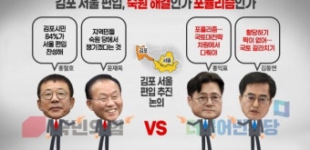 김포 서울 편입, 숙원 해결인가 포퓰리즘인가 [한컷오늘]