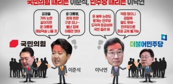 국민의힘 때리는 이준석, 민주당 때리는 이낙연 [한컷오늘]