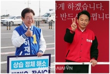 이재명 vs 원희룡, 인천 계양을 시민들의 민심은? [포토오늘]