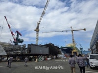 한진 저력 있단 말에 힘 난다…부활 뱃고동 울리는 HJ중공업 영도조선소 [르포]